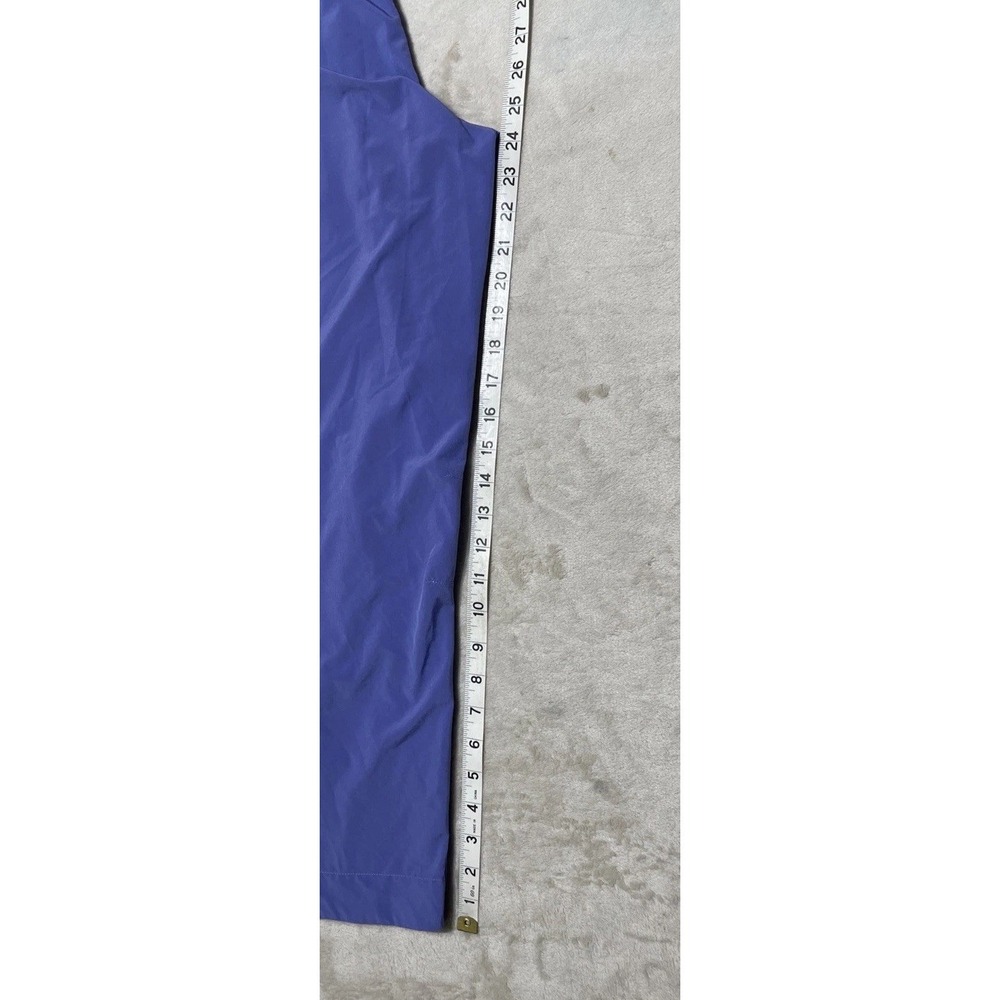 Athleta Crop Pants Womens Size 2 Arrival Purple Elastic Waist Drawstring Pull On - Picture 12 of 14